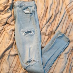 Men’s 33x34 distressed skinny jeans